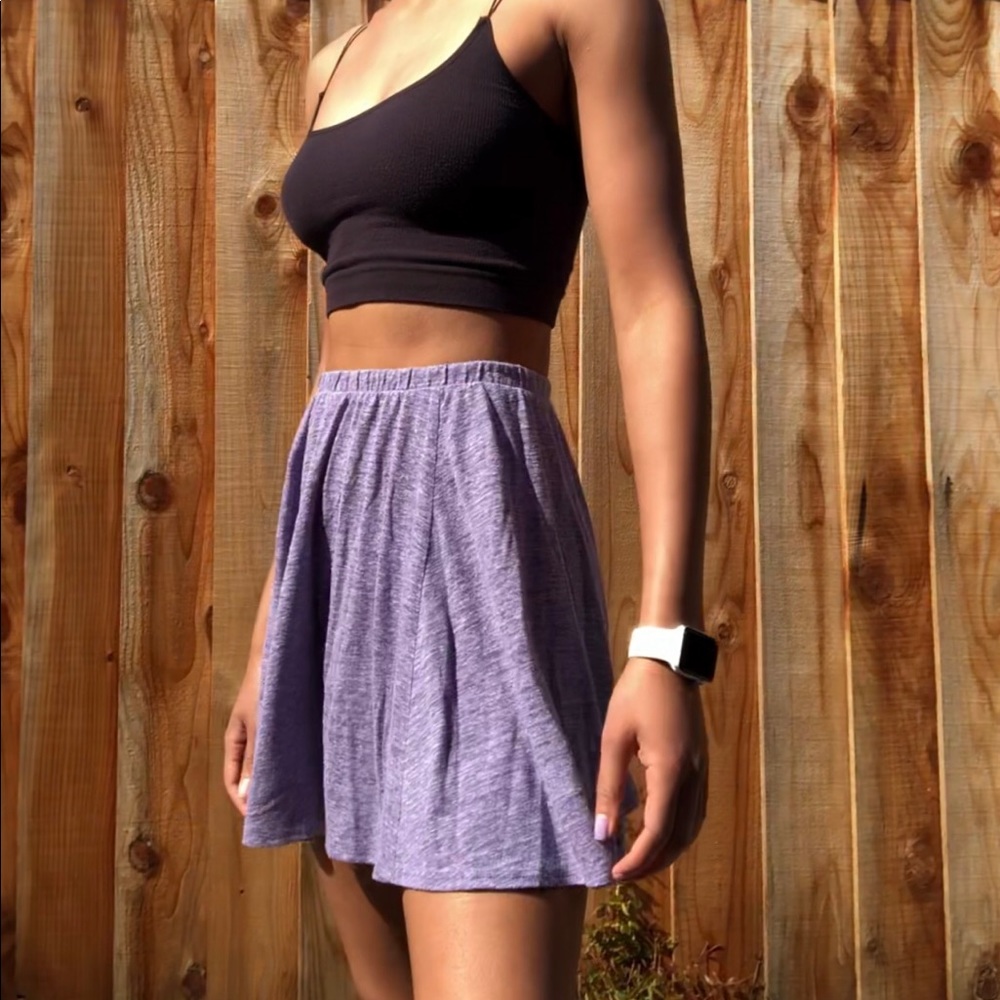 Purple skirt